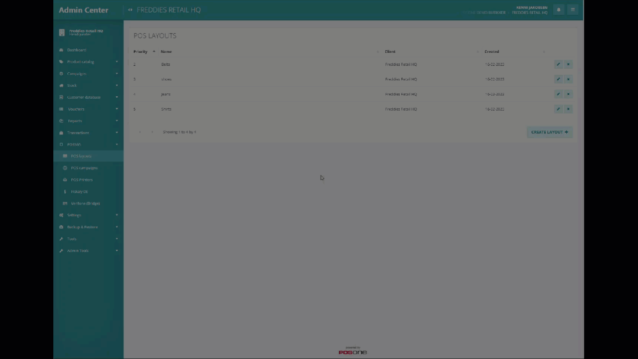 How to - Create product layouts – POS ONE A/S
